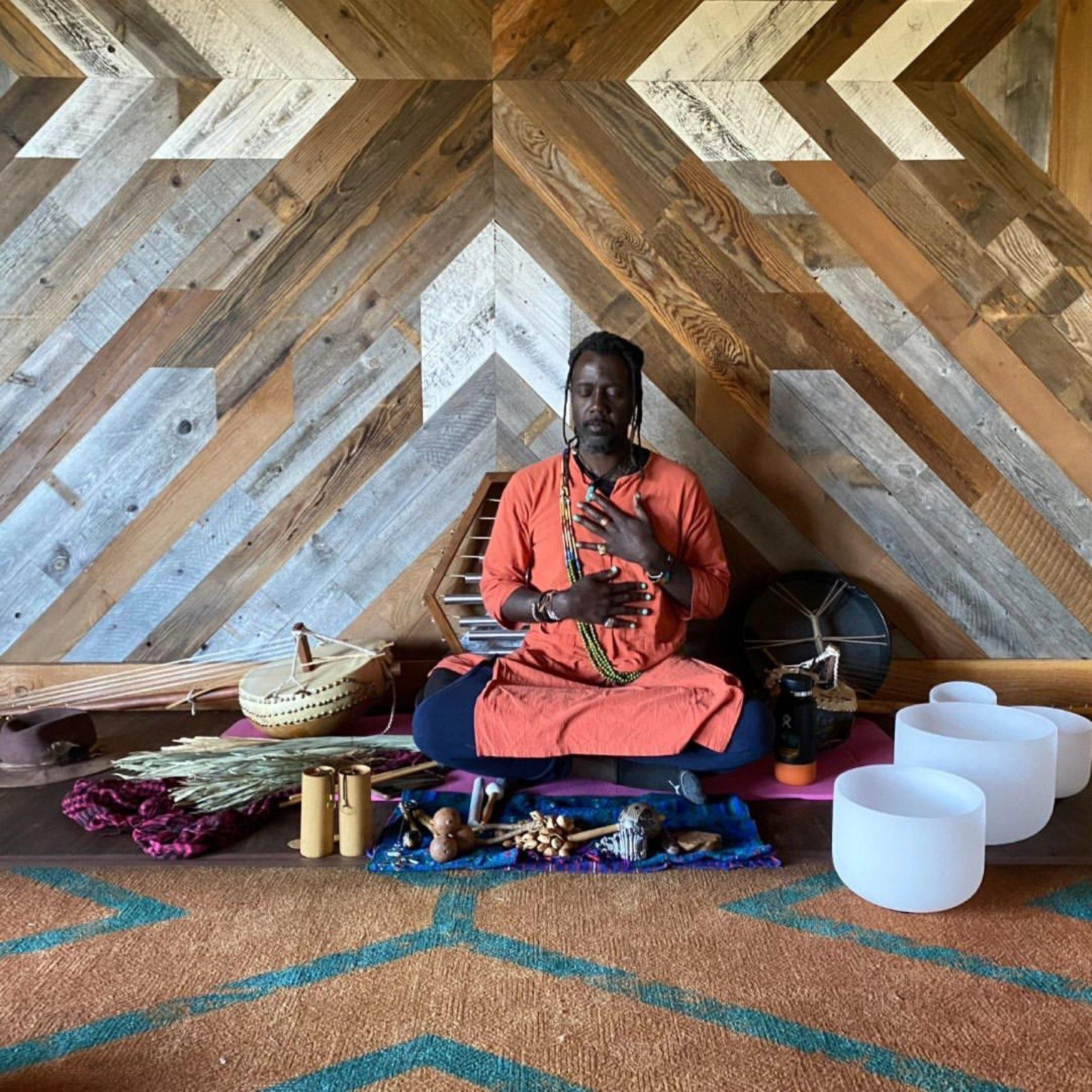 Sound healing ceremony