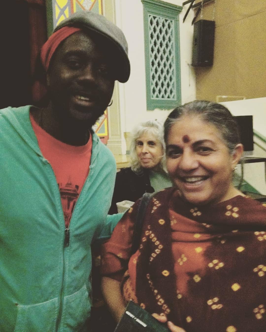 AshEL with Vandana Shiva